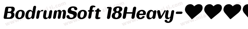 BodrumSoft 18Heavy字体转换